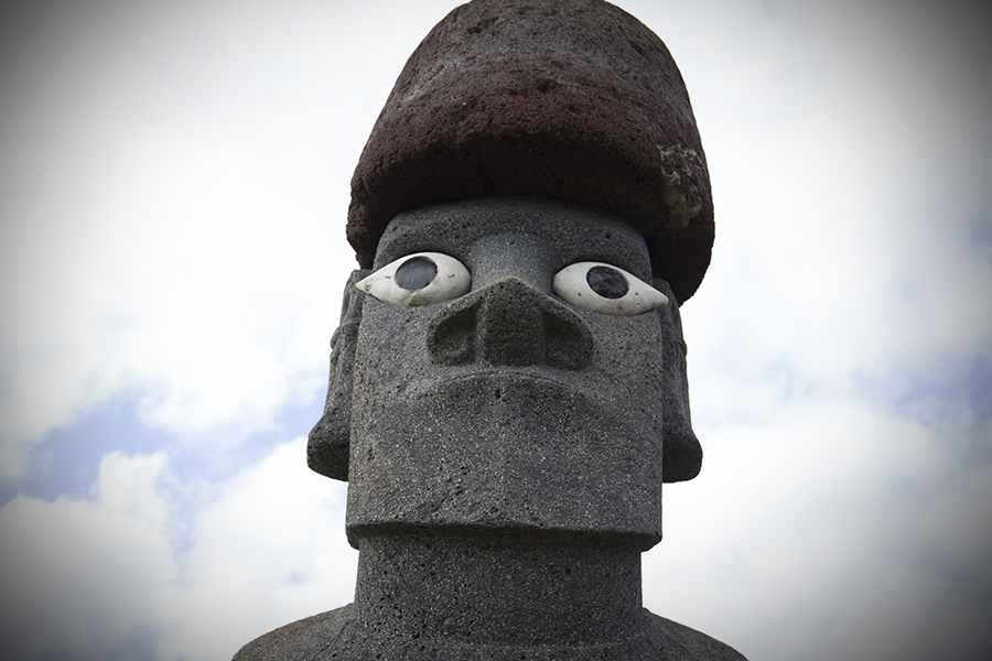 meaning of eyes of Moai statues on easter island